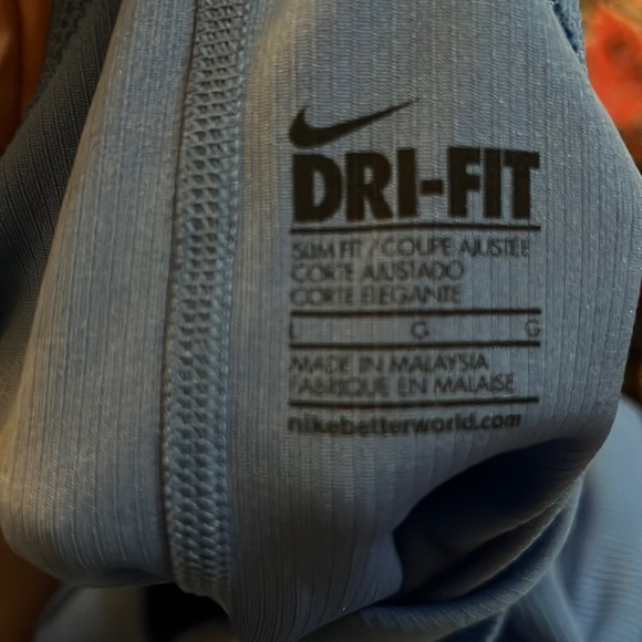 🍄Nike• Dri Fit Blue Razorback Tank Top - Picture 2 of 5